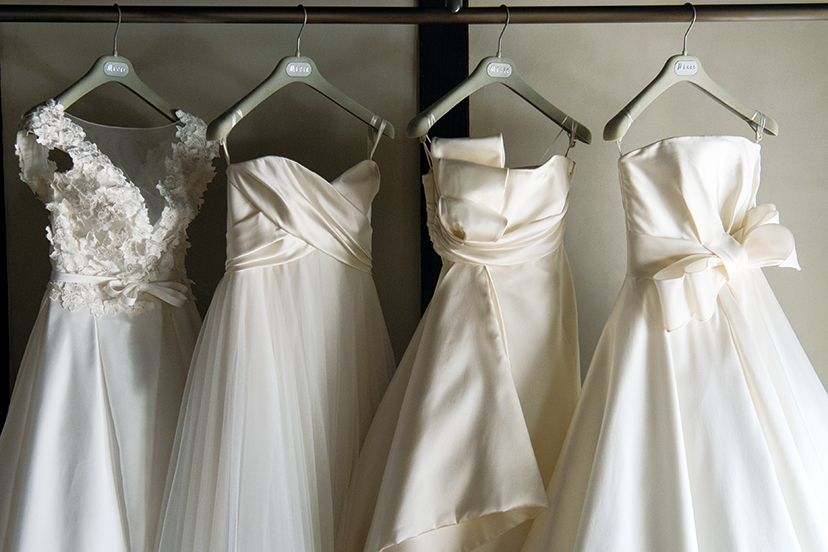 デザインや素材、縫製のクオリティも、さすがは世界のトップブランド。オートクチュールの完成度で花嫁たちを魅了するドレスが豊富に。