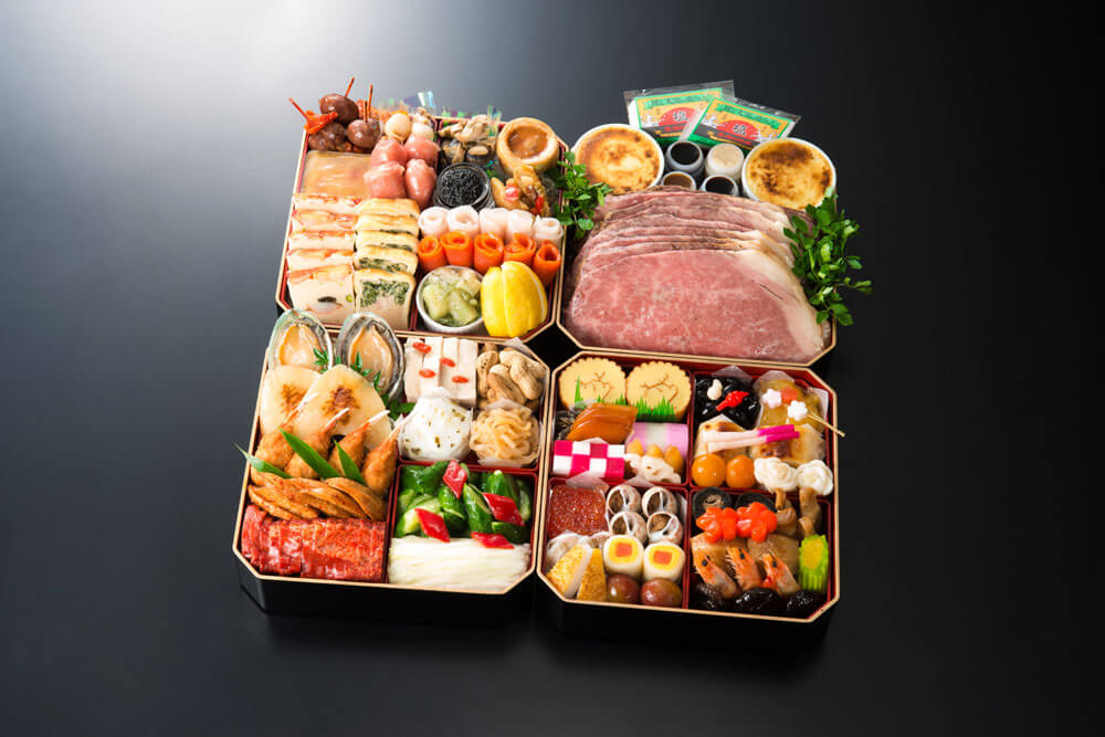 ホテルニューオータニ幕張“和洋中 松阪牛ローストビーフ伝統の味 四段重”